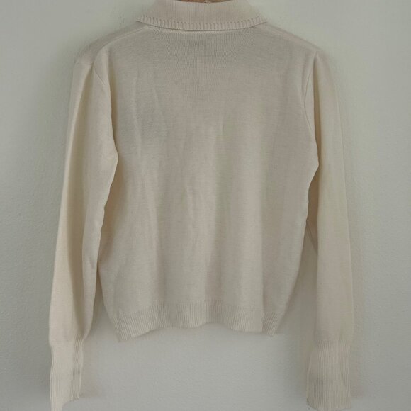 Vintage Balmoral Scotland Wool Sweater Size36 Pure New Wool Embroidered Pullover - Picture 5 of 11
